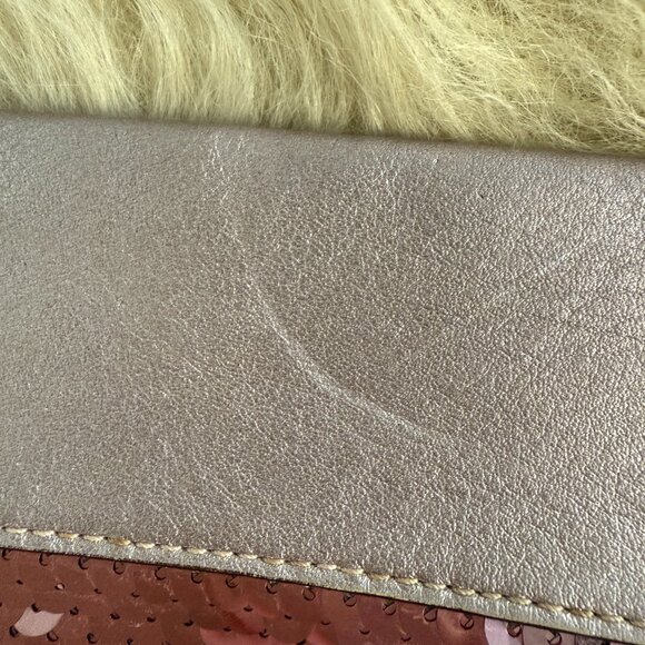 COACH Pink Poppy Sequin Spotlight Clutch - Picture 4 of 6